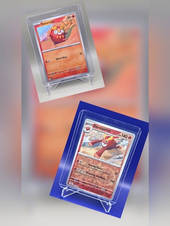 Pokemon Other - Pokémon TCG - Darumaka -> Darmanitan - Black Bolt - 013/086 & 014/086